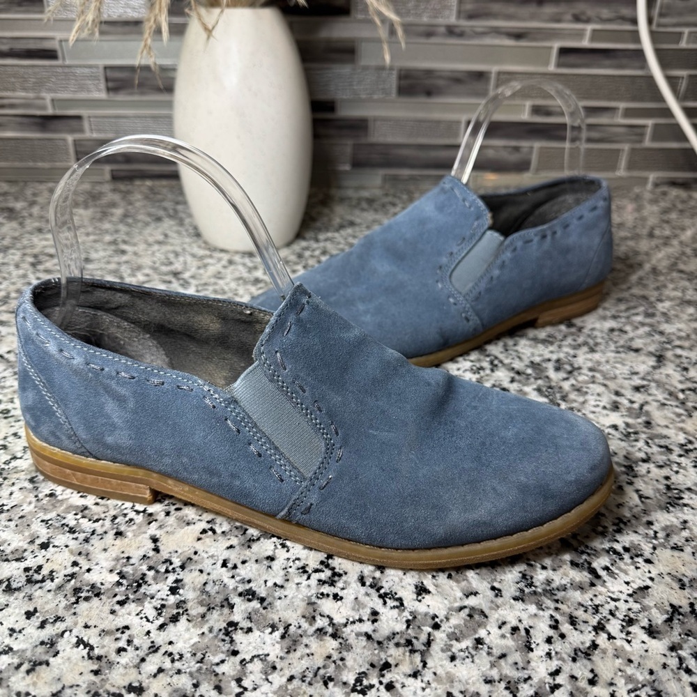 HP By Hushpuppies Women's Blue Moyen Flats Size 8.5 - Picture 2 of 9